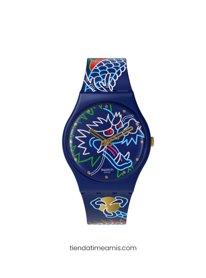 Reloj Swatch-Dragon in Waves SO28Z125