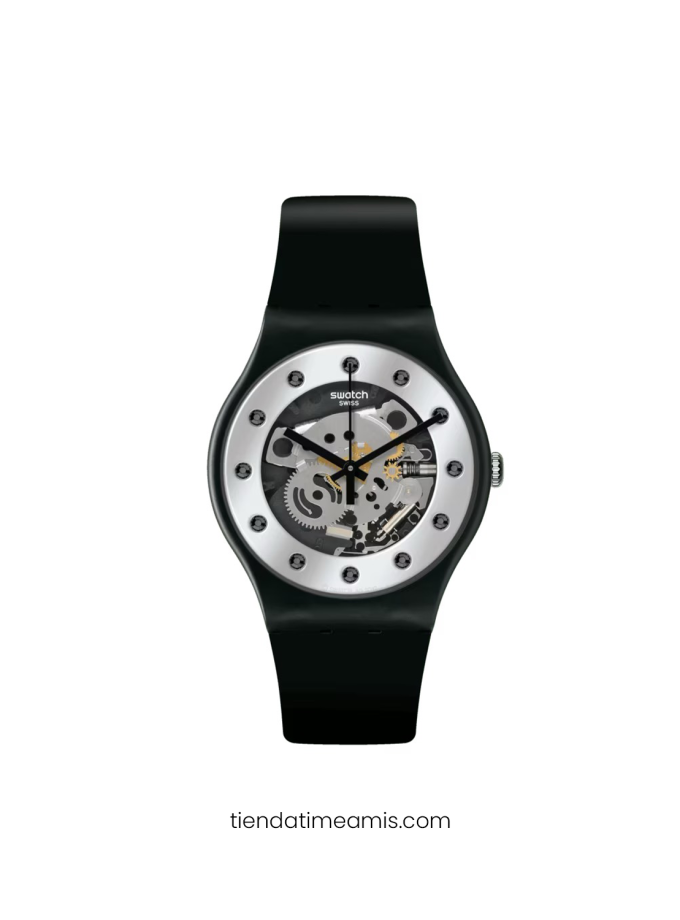 Reloj Swatch Silver Glam SUOZ147-1